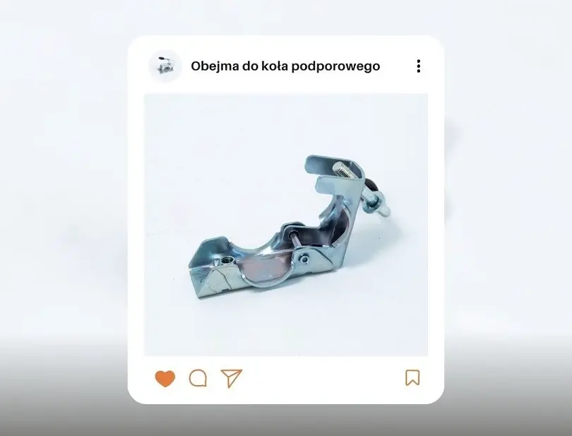 obejma koła podporowego