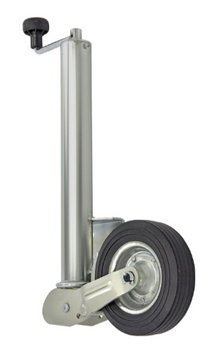Koło podporowe Ø60mm, automatyczne składane 200x60mm, wysokość 545 mm, nośność 250kg, 10-otworowy kołnierz, 10018767