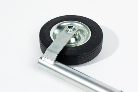 Koło podporowe PRUFTREX średnica rury 48 x 2,5mm, obciążenie 150kg, wymiar koła 200x50, KPPRUA005