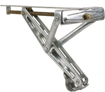 Podpora wykręcana kempingowa PRUFTREX obrotowa głowica SW19 z otworem 5 mm, obciążenie 1100 kg, PWPRUA001