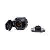 Gniazdo do przyczepy PRUFTREX 7-PIN 12V PVC + uszczelka, GNPRUC004