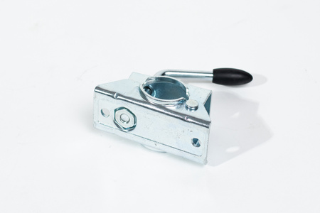 Obejma koła podporowego PRUFTREX Uchwyt zaciskowy, średnica rury 48 mm, obciążenie 250 kg, KOPRUA002