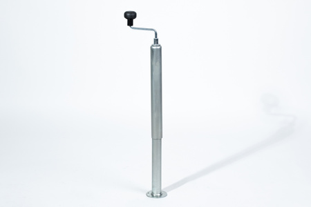 Podpora rurowa wysuwana na korbę PRUFTREX średnica rury 48 x 2,5 mm, obciążenie 500 kg, PRPRUA002