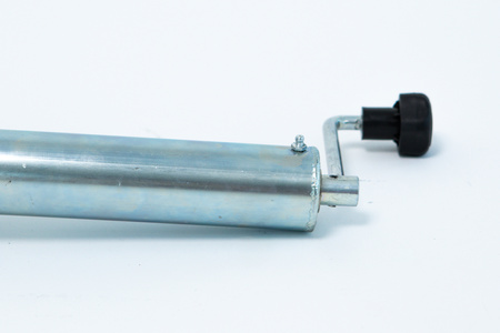 Koło podporowe PRUFTREX automatyczne średnica rury 60 x 4 mm, obciążenie 500 kg, wymiary koła 200x50 mm, pełna guma, KPPRUB002