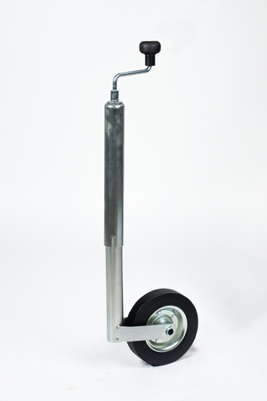 Koło podporowe PRUFTREX średnica rury 48 x 2,5mm, obciążenie 150kg, wymiar koła 200x50, KPPRUA005