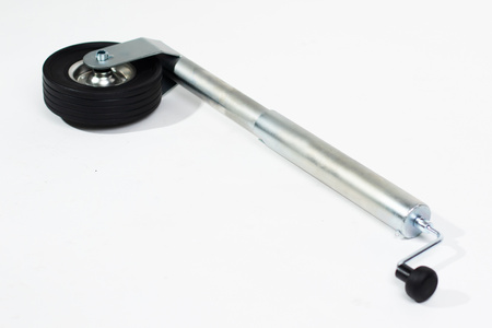 Koło podporowe PRUFTREX średnica rury 60x4 mm, obciążenie 400kg, wymiar koła 220x65 mm, KPPRUA002