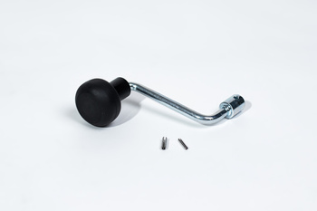 Korba ręczna do kół podporowych  PRUFTREX średnica osadzenia 12 mm, wymiary 125x105 mm, KRPRUA001