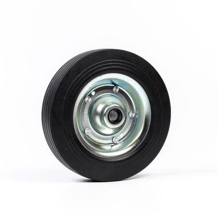Kółko do koła podporowego PRUFTREX obciążenie 200 kg, 200x50 mm, pełna guma, KKPRUA001