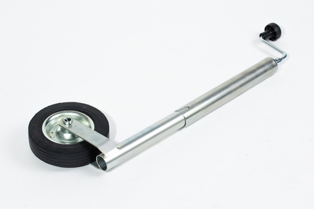 Koło podporowe PRUFTREX średnica rury 48 x 2,5mm, obciążenie 150kg, wymiar koła 200x50, KPPRUA005