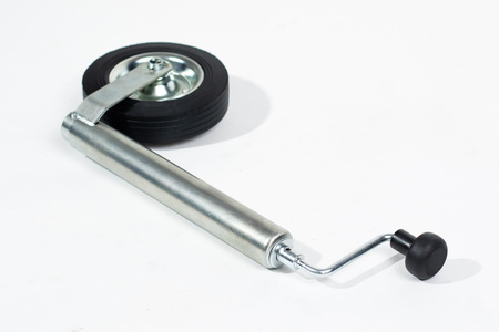 Koło podporowe PRUFTREX średnica rury 48 x 2,5mm, obciążenie 150kg, wymiar koła 200x50, KPPRUA005