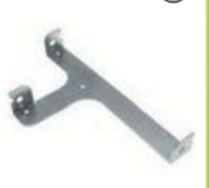 Uchwyt do korbki ręcznej z ugięciem: 140 mm, 11002525