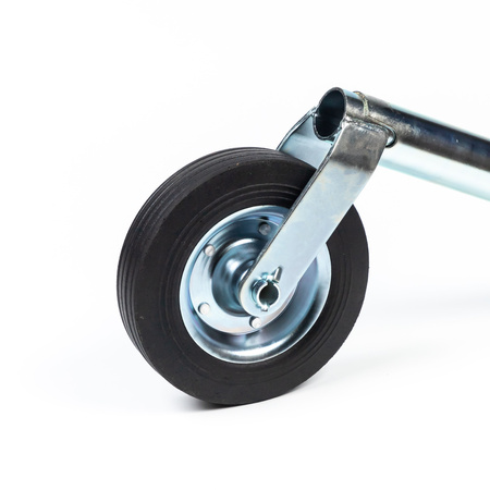 Koło podporowe PRUFTREX średnica rury 48 x 2,5mm, obciążenie 150kg, wymiar koła 200x50, KPPRUA005