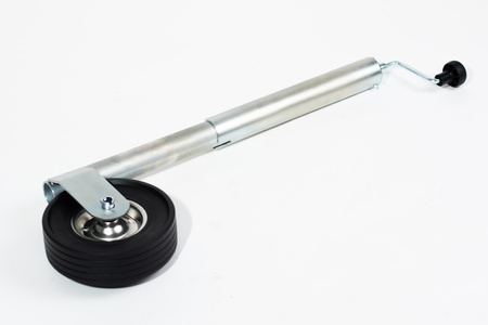 Koło podporowe PRUFTREX średnica rury 60x4 mm, obciążenie 400kg, wymiar koła 220x65 mm, KPPRUA002