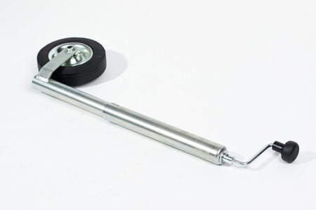 Koło podporowe PRUFTREX średnica rury 48 x 2,5mm, obciążenie 150kg, wymiar koła 200x50, KPPRUA005