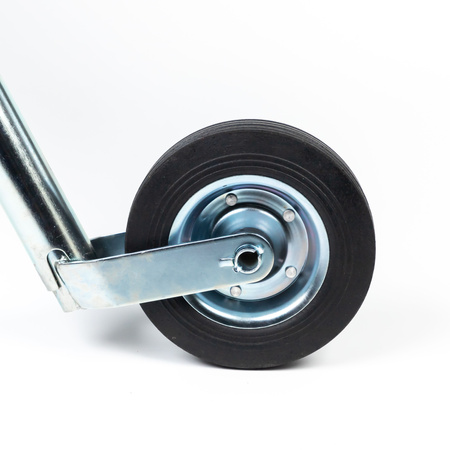 Koło podporowe PRUFTREX średnica rury 48 x 2,5mm, obciążenie 150kg, wymiar koła 200x50, KPPRUA005