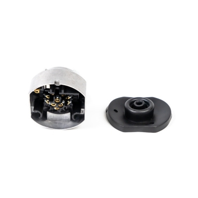 Gniazdo do przyczepy PRUFTREX 13-PIN 12V Alu + uszczelka, GNPRUC002