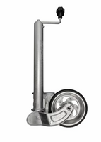 Koło podporowe automatyczne 60 mm, obciążenie 500 kg, wymiary koła 230x80 mm, pełna guma, Heavy Duty  11002699