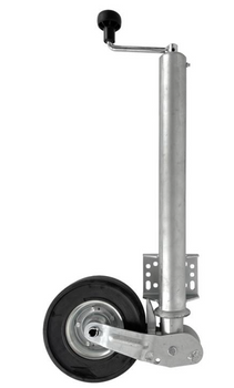 Koło podporowe Ø60mm, automatyczne składane 220x65mm, wysokość 570mm, nośność 400kg, 10otworowy kołnierz, 10033834